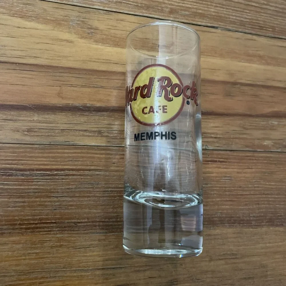 Hard Rock Cafe Memphis Shot Glass Shooter 4x1.5 in